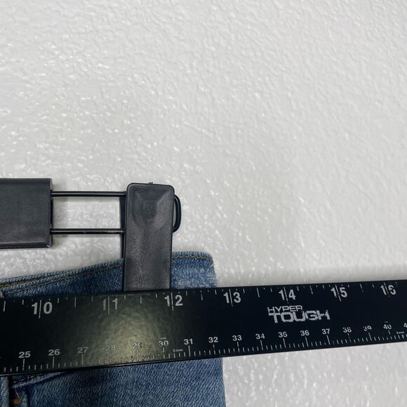 Frame Womens Jeans Size 24 Blue Denim Le High Straight Distressed Medium Wash - Picture 6 of 16